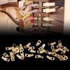 100pcs Brass Solderless Wire Connectors Male Spades Rings Crimps Electrical Supplies Brass Quick Disconnect Adapters Set