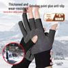 Winter Warm Fishing and Cycling Gloves with Exposed Fingers for Labor Protection