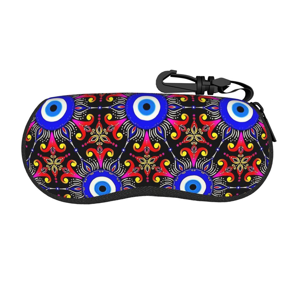 Nazar Boncuk Eye Bead Evil Eye Glasses Case Cover Sunglasses Pouch Outdoor Retro Eyewear Bag Zip Male Female Glasses Box