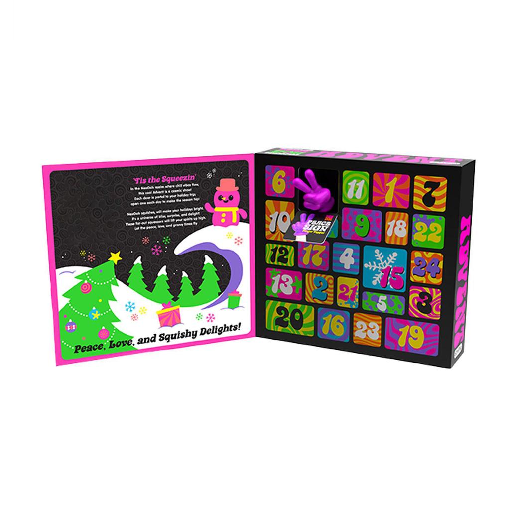 Adventní kalendář, vánoční odpočítávání, 24 dní překvapení, rolety