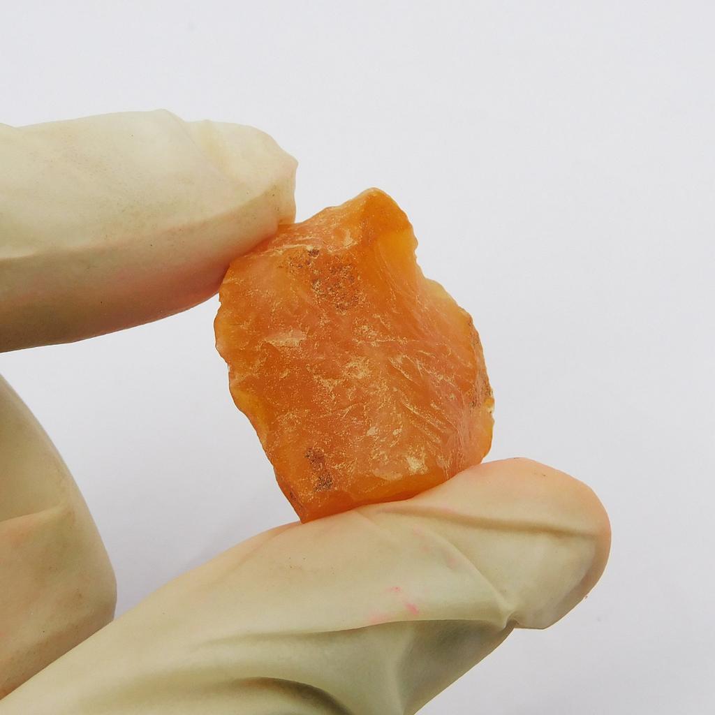 Natural Orange Sapphire 60.5ct Rough Certified Loose Gemstone