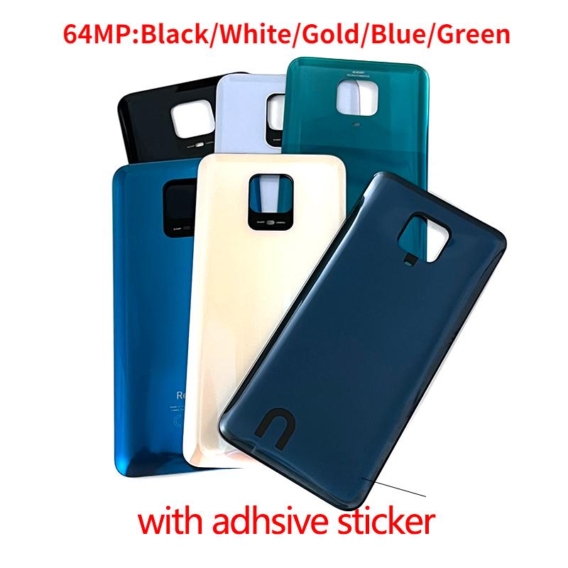 Neue Für Xiaomi Redmi Hinweis 9s Zurück Batterie Glas Panel Hinten Tür Gehäuse Für Redmi Hinweis 9 Pro Zurück