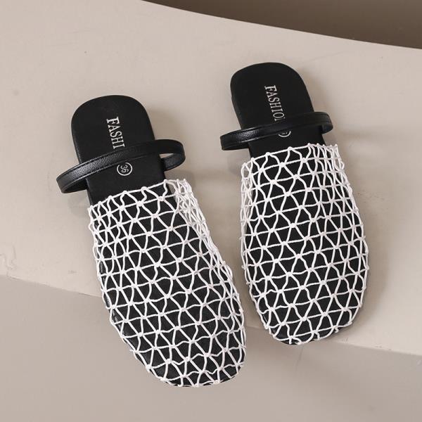 Fashion Shoes Fretwork Heels Slippers Women Summer Slides Cover Toe Pantofle 2025 Rome Female Shoes Womens Slippers Outdoor Slides Fretw