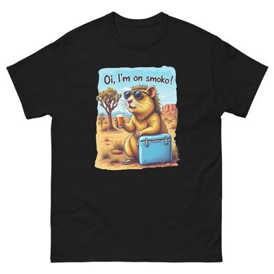 Oi I'M On Smoko Quokka Fun T Shirt