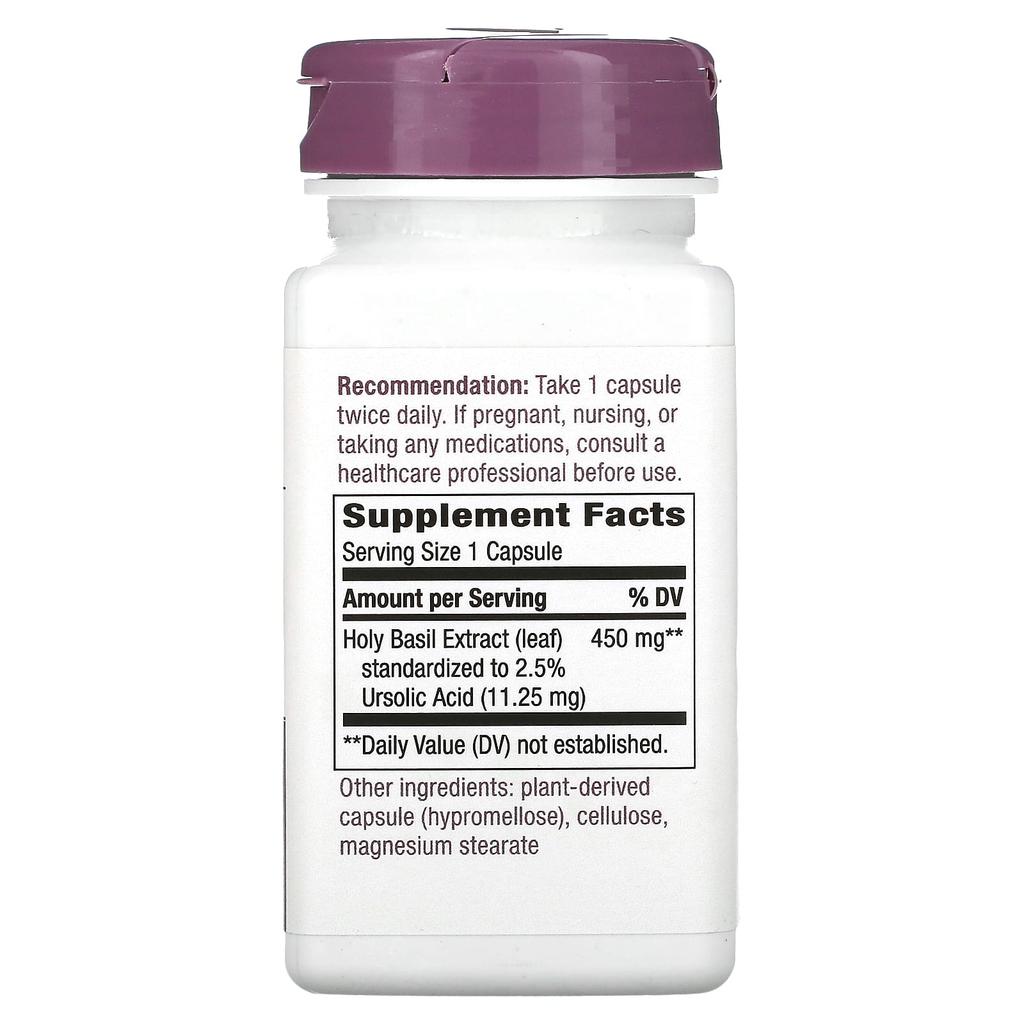 Nature's Way Holy Basil, 450Mg, 60 Veggie Caps