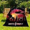 1PC Mortal Kombat Warriors Outdoor Blanket Lightweight Flannel, Soft & Warm, All-Season Use for Sofa, Outdoor007
