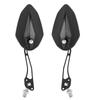 Pair 8mm 10mm Universal Motorbike Motorcycle Rearview Mirror Rear View Side Mirrors Blue