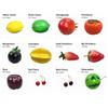 1PC Simulation Fruits Food Model Desktop Ornament Artificial Apple Lifelike Orange Fake Peach Lemon Plastic Home Decoration