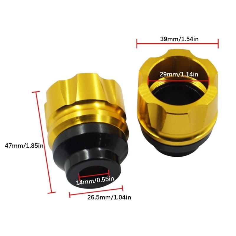 Motorcycle Slider Cup Crash Protector Scooter Aluminum Alloy Anti Crash Protector Motorbike Accessory Quick Installation