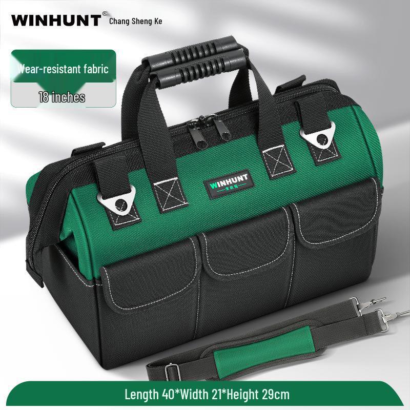 Everwinner Durable Canvas Electrician Tool Bag - Sturdy, Thickened, and Wear-Resistant