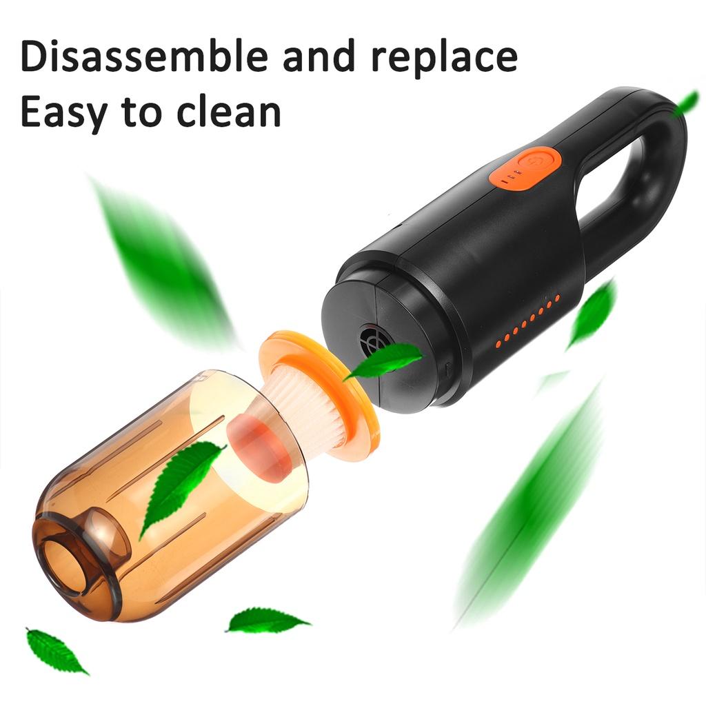 8000pa Wireless Car Vacuum Cleaner Portable Handheld Vacuum Cleaner 150W Car Household Dual-use Strong Suction Mini Cleaner