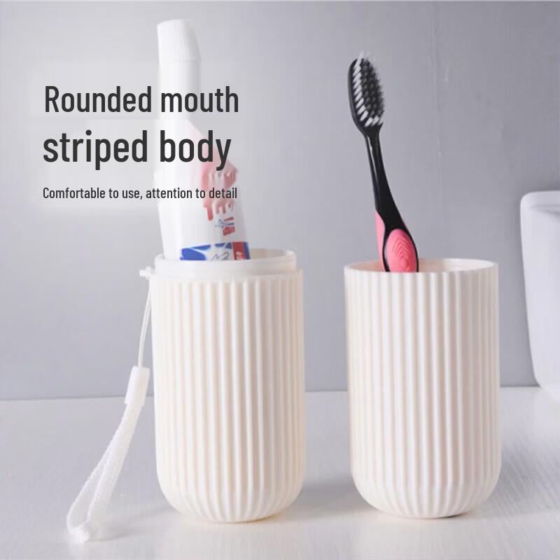 Portable Travel Toothbrush & Mouthwash Cup Set