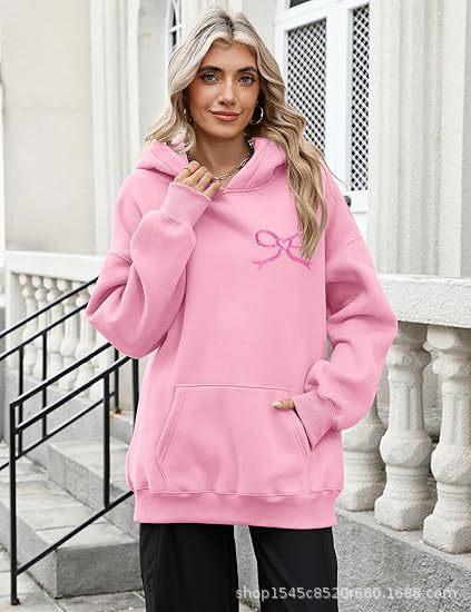 Hot-selling personalized printed hoodies, street-style trendy loose women's pullovers