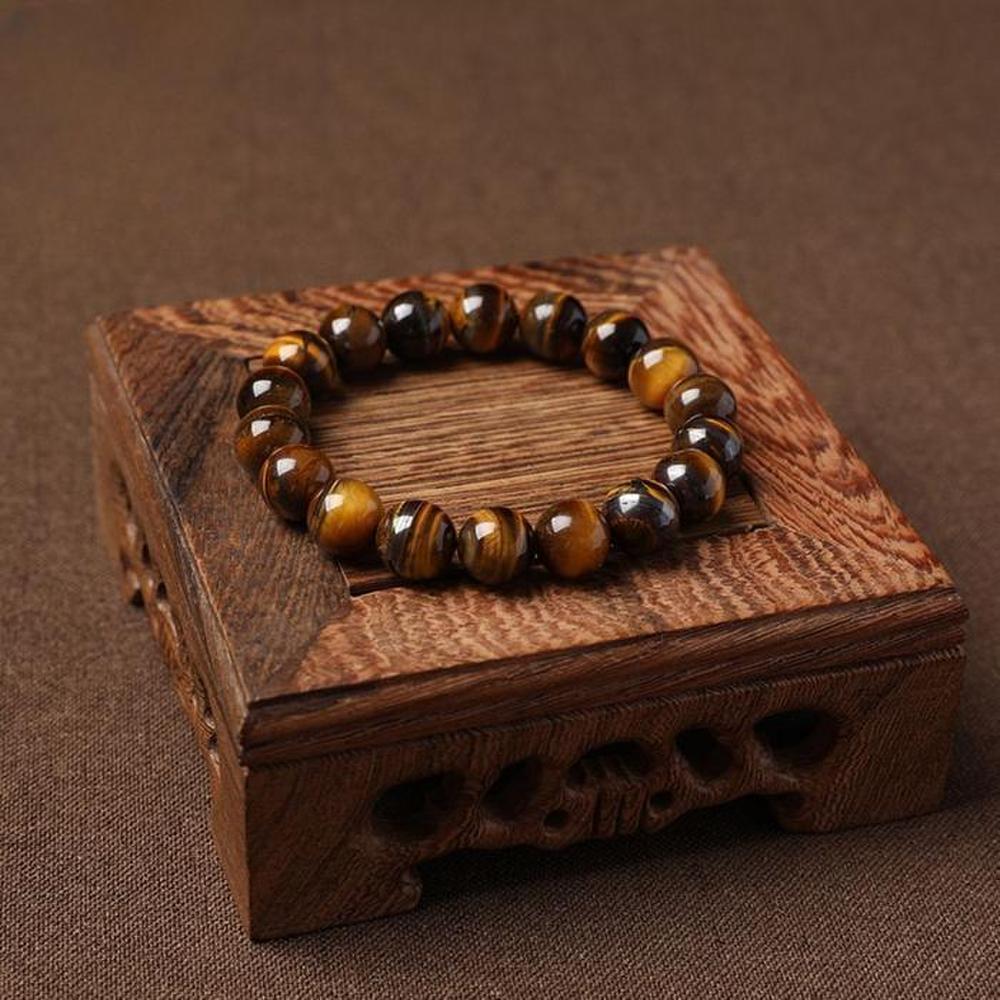 [Onoma] Onm Tc Tiger Eye Stone Bracelet Buddhist Bracelet 10 (39914536)