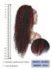 Synthetic  Wigs 20-inch Drawstring Ponytail Deep Curly Heat Resistant Ponytail Extension Afro Style Kinky Curly Hair Pieces for Women