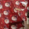 Västlig Jul Cowboy Jultomten Gardiner För Vardagsrum Sovrum Hemdekoration Fönster Voile Tyllgardin Draperier