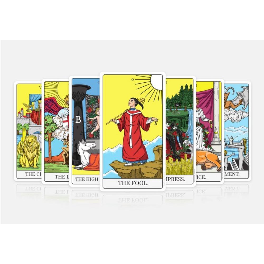10.3*6cm Shuffle Tarot Collection B Shuffled World of RWS Tarot Deck 80 Pcs Cards A Creative Way of Telling A Story