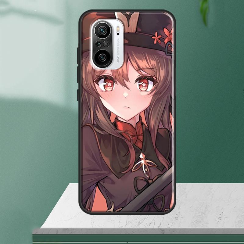 Hu Tao Genshin Impact Cover For Xiaomi 15 14 Ultra 17 Pro Max 13T 14T 15T POCO F5 F6 F7 Pro X5 X6 X7 F8 Ultra Case