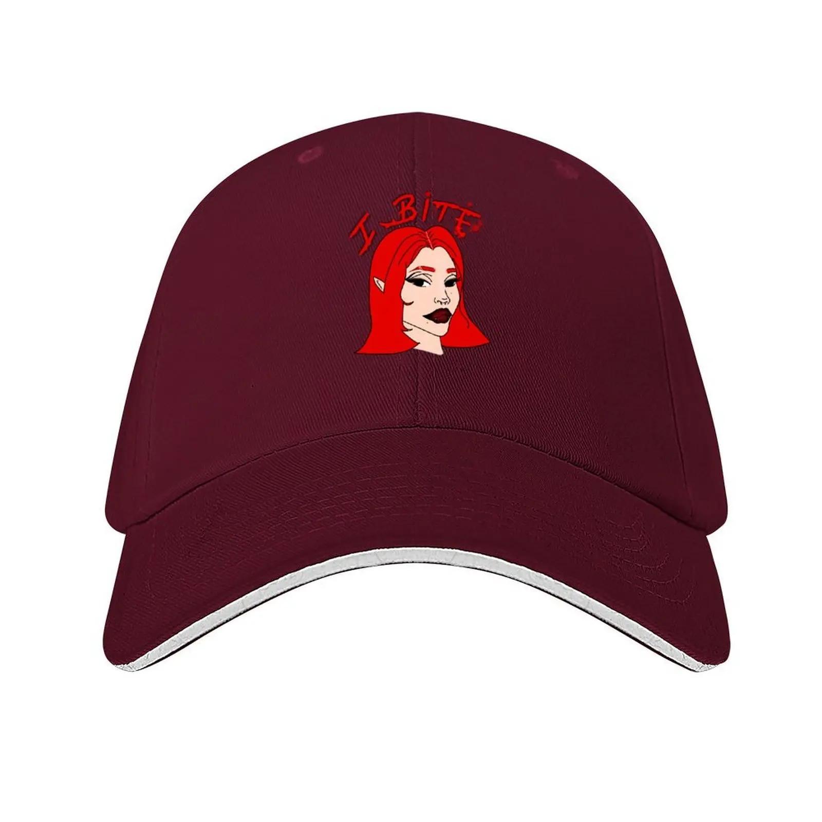 I Bite Baseball Cap dad hat fishing caps Unisex Snapback Cap Luxury Unisex Hat Unisexs Hats Womens