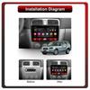 2Din Android Car-Play Car Radio,Subaru Forester II 2002-2007,Multimedia Player Head Unit Stereo GPS Navigation BT WIFI,1+16GB