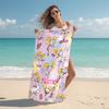 Personalized Classic Looney Tunes Compilation Beach Towel Microfiber Beach Towel Thin Absorbent for Beach Swimming Yoga Bath Sports. 091022