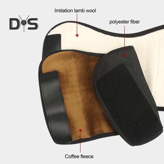 Damen Winter-Beinwärmer, warme Stiefelstulpen, Socken mit Fleecefutter, kurze Beinwärmer für Outdoor-Sportarten bei kaltem Wetter