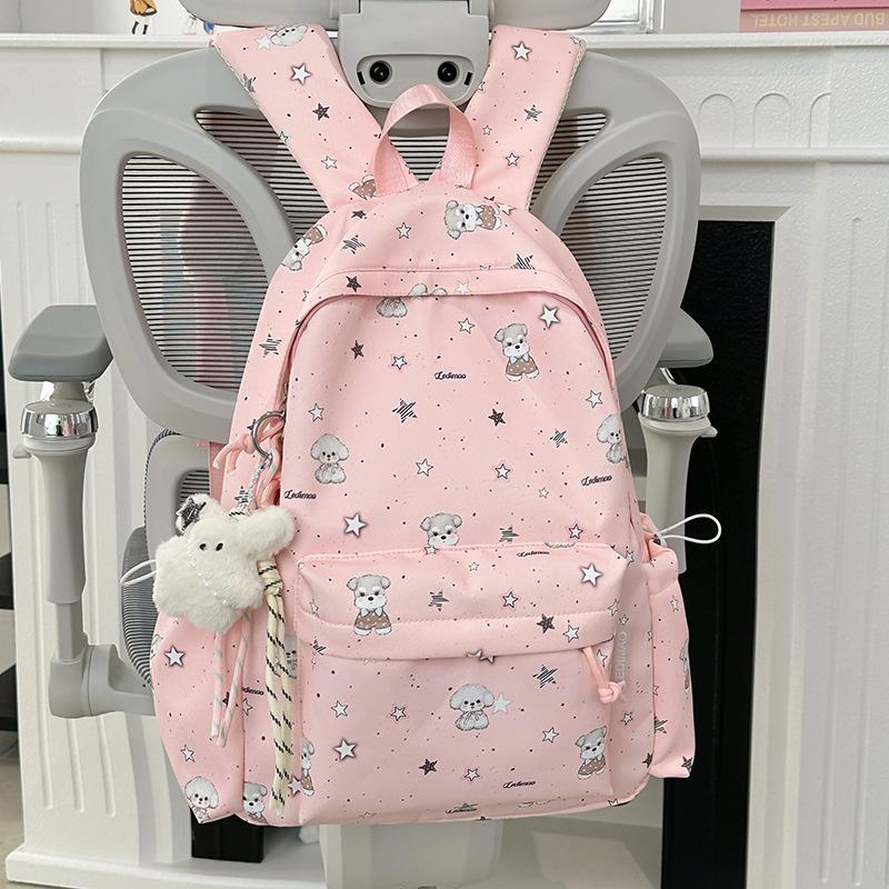 Schoolbag female ins wind Japanese new high value fresh and sweet junior high school lightweight travel large capacity backpack