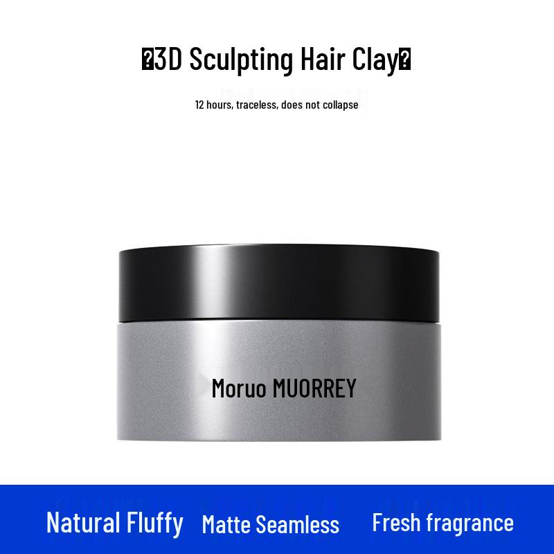 Men s Natural Matte Hair Styling Clay, Hairspray, and Moisturizing Gel Cream