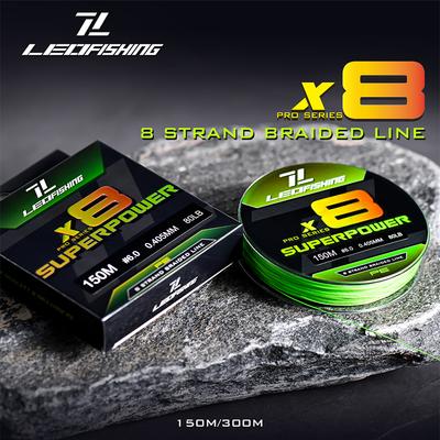 Új LEOFISHING 8 szálas PE Wild Fishing hosszú távú öntött zsinór 150-300M Raid horgászzsinór Multifil horgászzsinór High Light szerszámtartozékok
