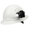 Large Brim Hard Hat with Headlamp Anti-smash Breathable Construction Site Construction Sunscreen Helmet