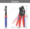 YEFYM 16-4H Manual Adjustable Terminal Crimper, 0.08-16mm² Capacity