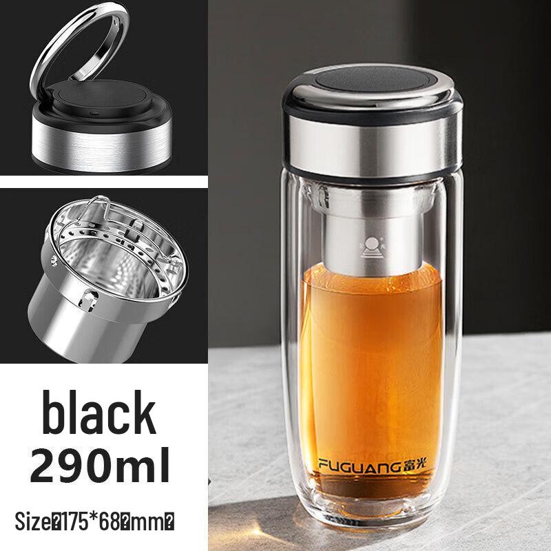 FUGUANG Heat-Insulated Crystal Glass Tea Cup
