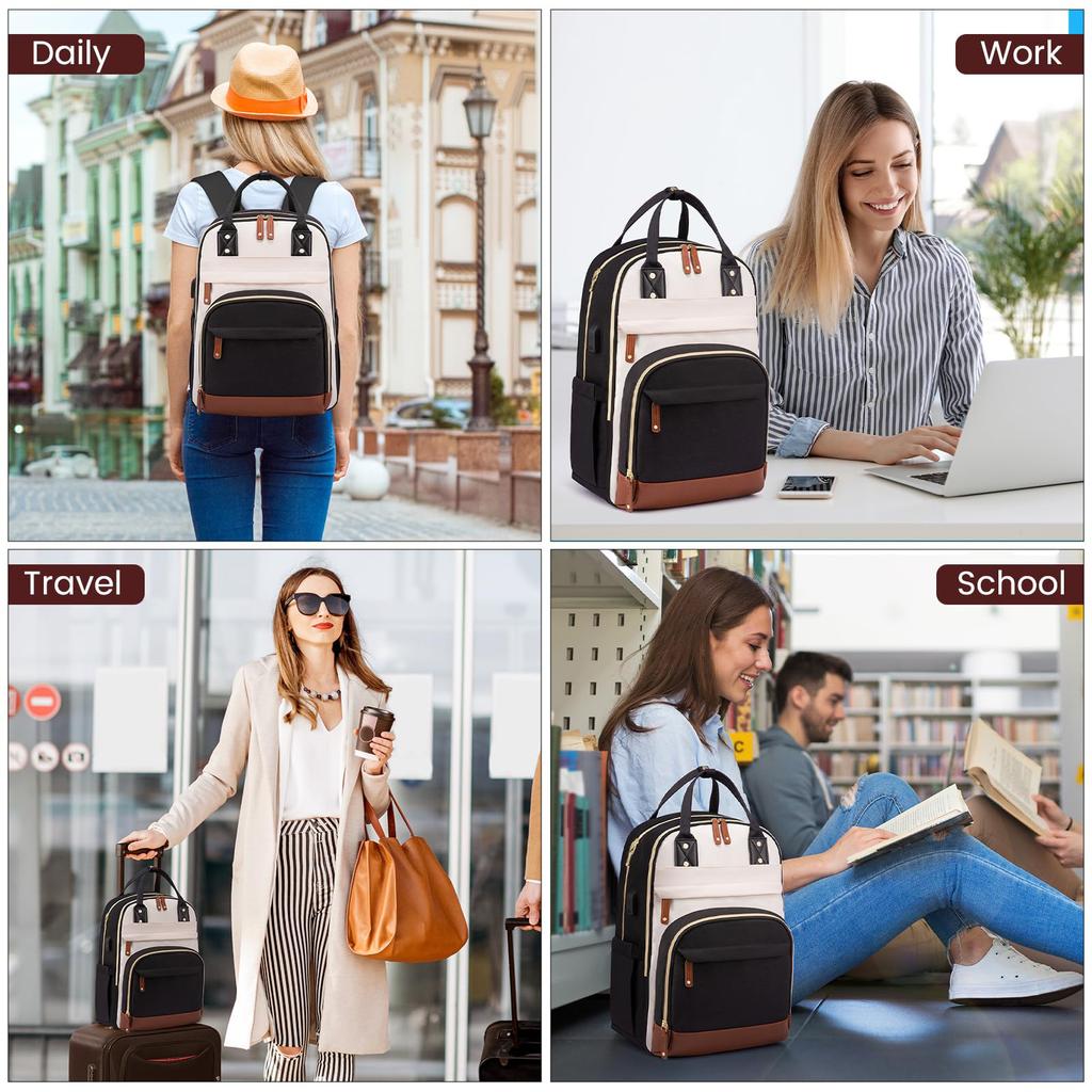 Backpack For Women Fits 15.6 Inch Laptop Bag School Backpacks Travel Work Anti-Theft Bag Business Waterproof College Backpack