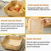 Baking Supplies Home Air Fryer Accessories Non-stick Baking Mats Food Grade Paper Pastry Bakeware Kitchen Dining Bar Waxed