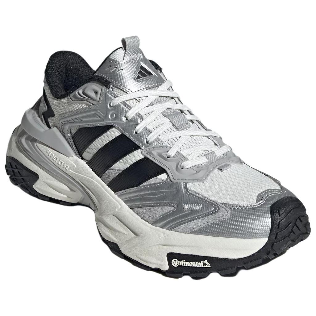 adidas XLG Storm Edge Silver Metallic Black Unisex Sneakers Footwear-White Core-Black JS0059