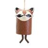 Ceramic Wind Hanging Ornament Animal Shaped Bell for Indoor Outdoor Garden Home Decor Porch Patio