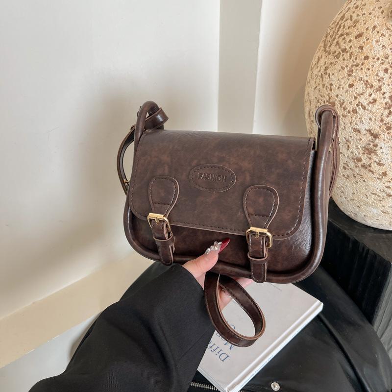 

2025 зимняя женская маленькая сумка женская ретро в стиле Майяр, наплечная сумка-мессенджер большой вместимости, текстурная универсальная маленькая квадратная сумка