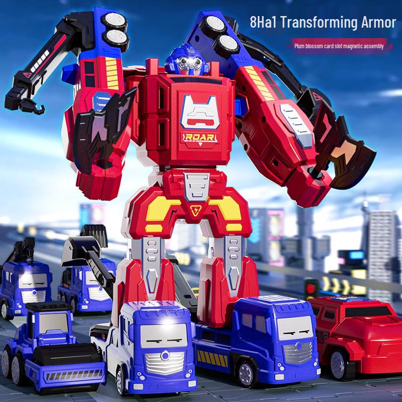 

Магнитная машина-трансформер 8-в-1: Развивающие строительные блоки для детей