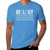 Funny Biology T Shirts Gifts for Women Unisex Biology Lovers TShirt Funnys Plain Anime Clothes Unisexs White T Shirts