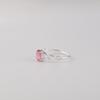 Pink Tourmaline Gemstone 925 Sterling Silver Wedding Jewelry Designer Ring For Her CZR-16-3