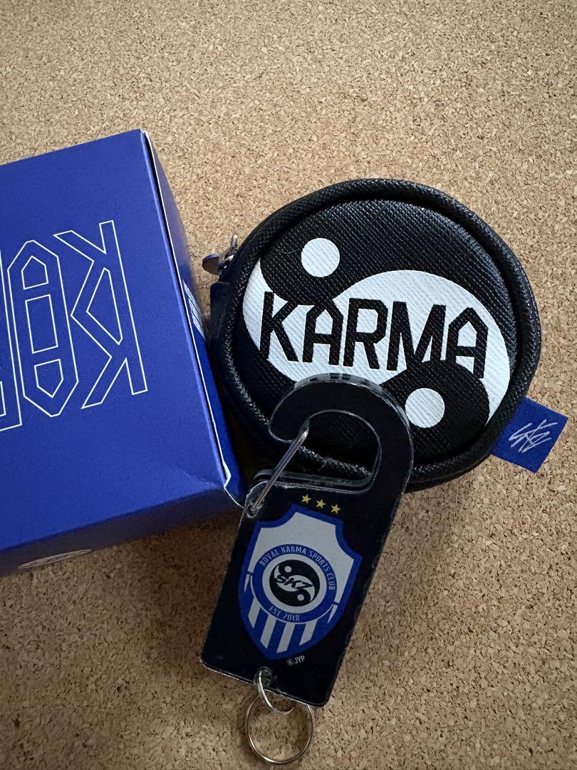 

[USED] straykids KARMA Korean pop-up pouch keychain