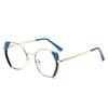 Cat'S Eye Color-Changing Optical Frame Female Tide Anti-Blue Light Glasses Frame Female