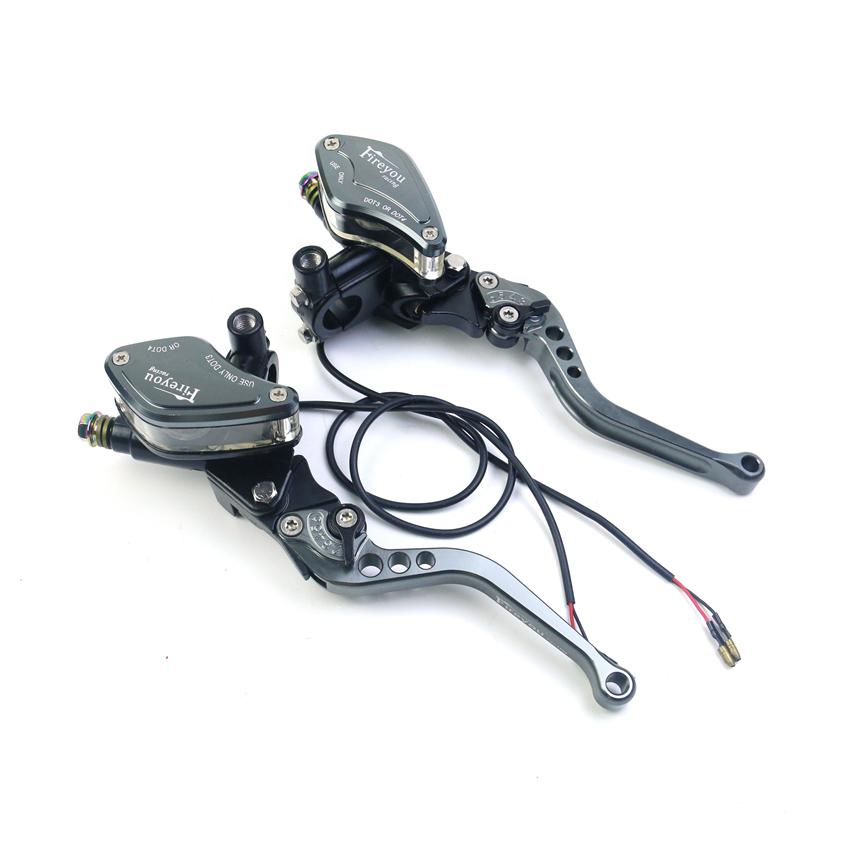 Brake Master Cylinder Clutch Hydraulic Fuel Tank Moto Lever 22mm for K1200R GROM DIO Repsol Motorcycle Fluid Reservior Set