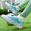 Mote fotballsko for menn FG/FG Sklisikkert gressfotballsko Personlig design Togsko Ultralette høye sneakers Fotballsko