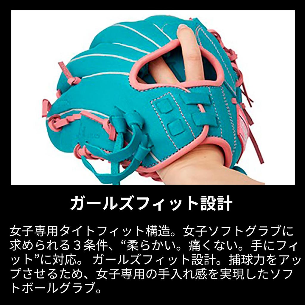 Rawlings Baseball Adult Softball Girls Fit HYPER TECH R2G Size GS4FHTY14GF Indigo Throwers Right [All-round] 11.5 For Left-handed (worn Hand)