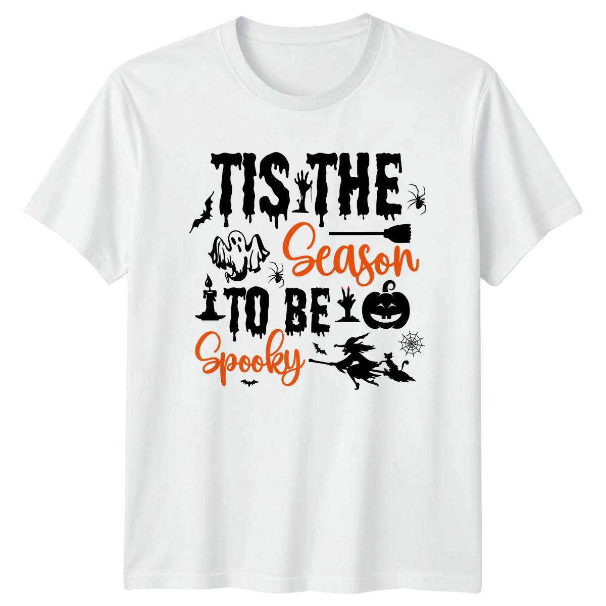 Tis The Season To Be T-Shirt Spooky Season Halloween Gift For Him And Her XXXL