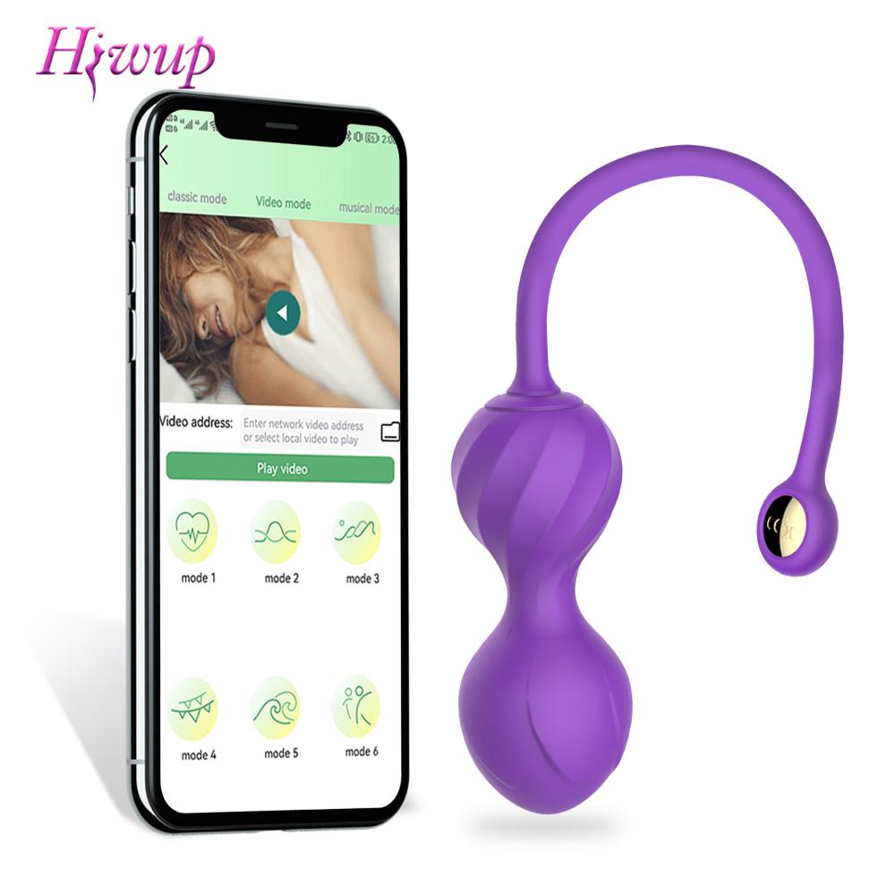 Bluetooth APP Liebe Ei Drahtlose Fernbedienung Vaginal Ball Klitoris Stimulator Vibrator Weibliche Sex Spielzeug Waren für Frauen Erwachsene 18