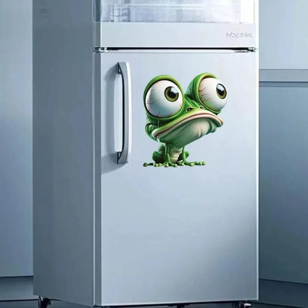 1 ks Kreslená žába Samolepka na záchod Samolepicí Vodotěsná Odstranitelná Vtipná samolepka do koupelny Dekorace na záchod do auta WC doplňky