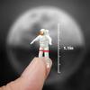 Shoucangjia Scale Figure Miniature Figurine Resin Mini Doll Model Creative Photography Sand Table Scene Prop DIY Landscaping Astronaut Hand-Painted