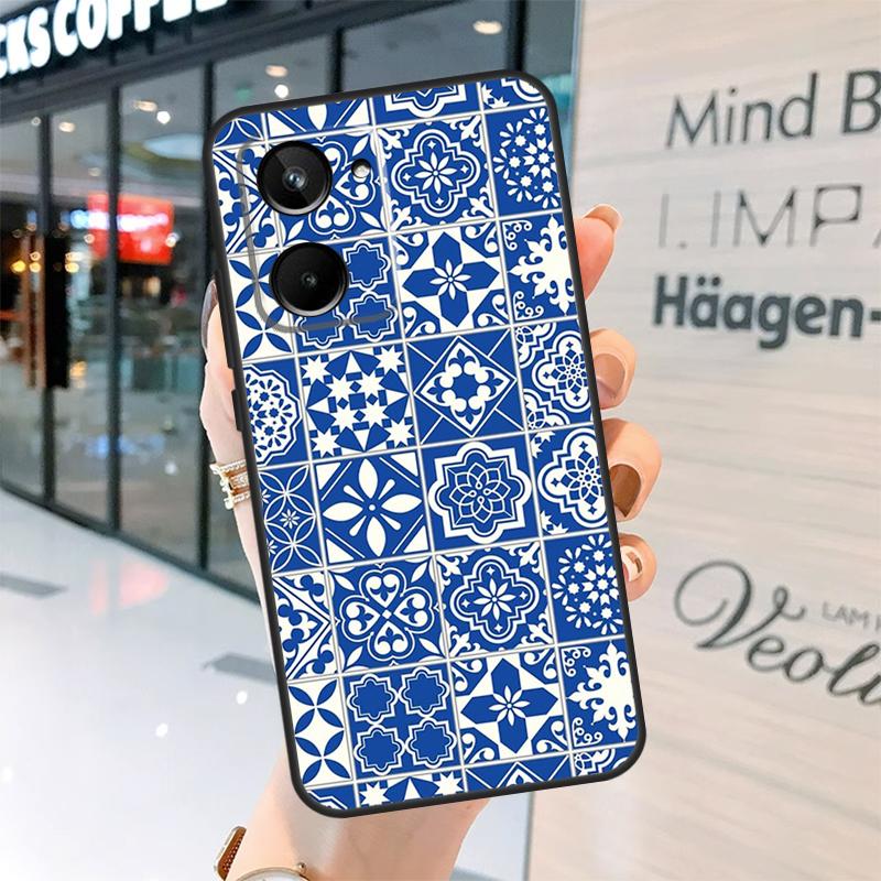 Moroccan Tile Case For Realme GT7 Pro GT6 11 12 13 14 15 Pro Plus C55 C53 C35 C33 C61 C65 C67 C53 C71 C75